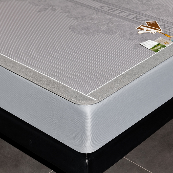 91家纺网 家纺一手货源 找家纺 小牛席业 2025新款蔷薇冷感豆豆席系列（床笠款）凉席藤席冰藤双面席冰丝席竹席凉席空调席草席三件套 米色