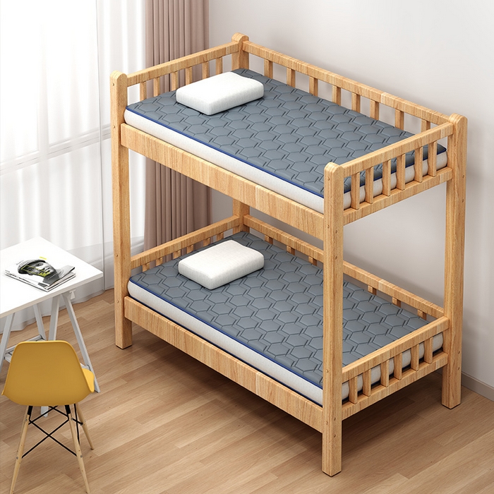 91家纺网 家纺一手货源 找家纺 无瑕家居 2025新款A类磨毛抗菌防螨学生宿舍硬质棉床垫 高级灰-6cm