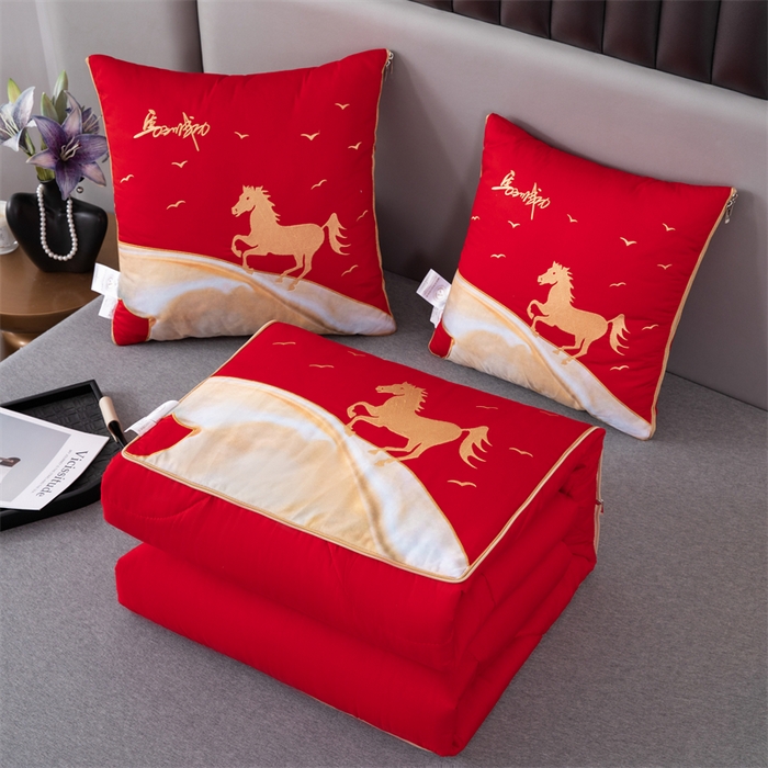 91家纺网 家纺一手货源 找家纺 （总）照世家纺 2025新款全棉A类马上成功抱枕被（控价是优惠券后不能低于40的79,45的99,50的119,55的149,60的179）