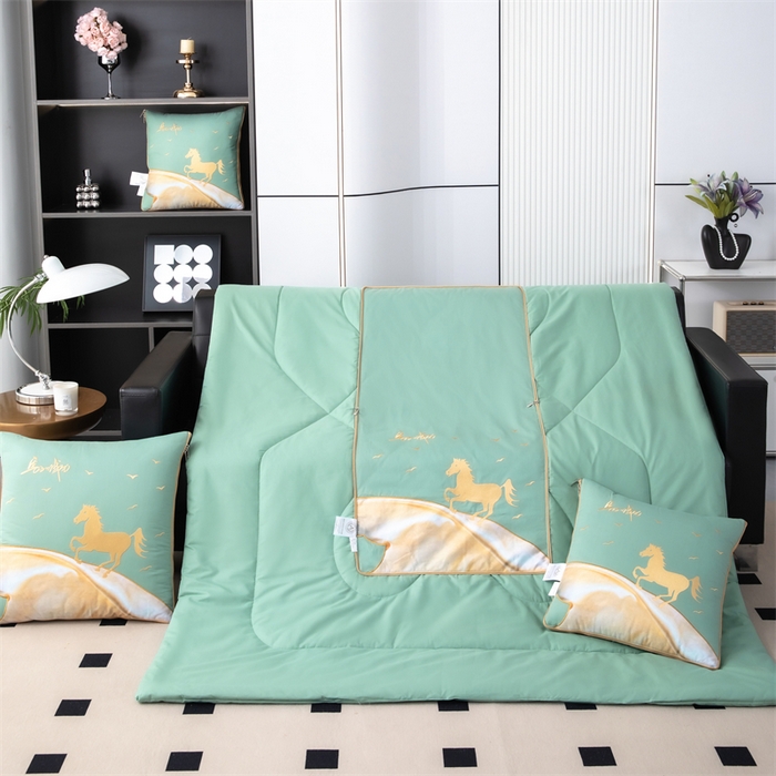 91家纺网 家纺一手货源 找家纺 （总）照世家纺 2025新款全棉A类马上成功抱枕被（控价是优惠券后不能低于40的79,45的99,50的119,55的149,60的179）