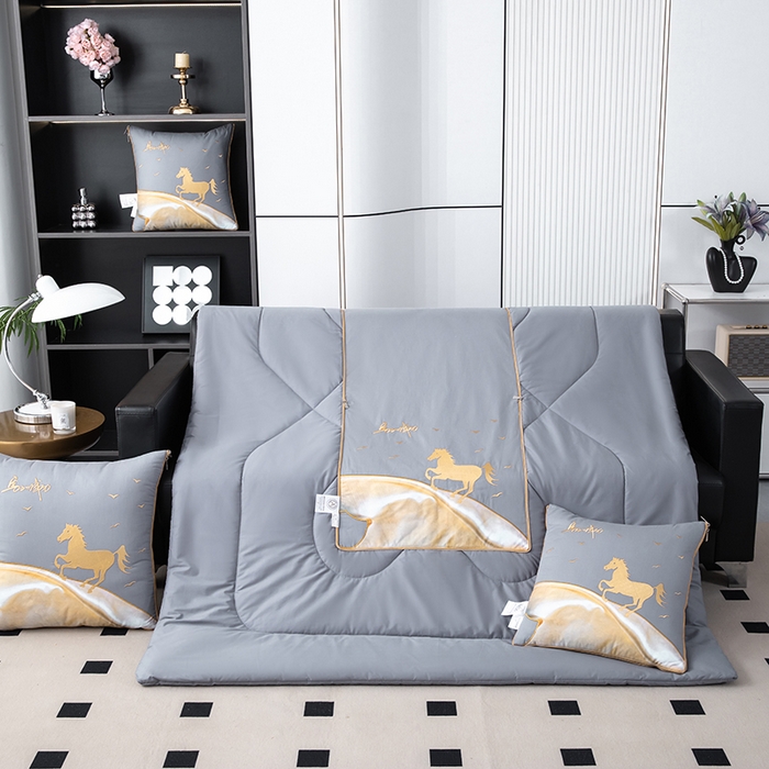 91家纺网 家纺一手货源 找家纺 （总）照世家纺 2025新款全棉A类马上成功抱枕被（控价是优惠券后不能低于40的79,45的99,50的119,55的149,60的179）