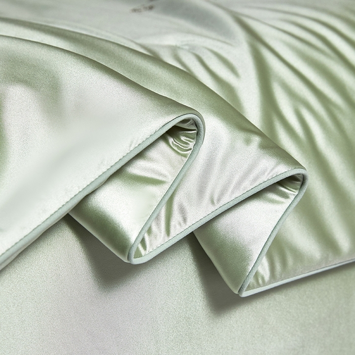 91家纺网 家纺一手货源 找家纺 桂雅居 2025新款小蚕芯呵护凉感夏被夏凉被空调被 箬竹绿