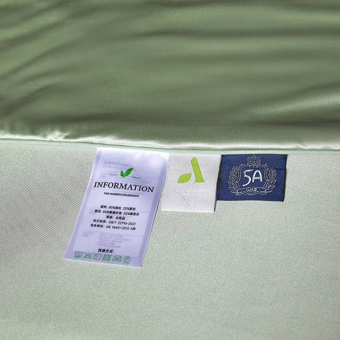 91家纺网 家纺一手货源 找家纺 桂雅居 2025新款小蚕芯呵护凉感夏被夏凉被空调被 箬竹绿
