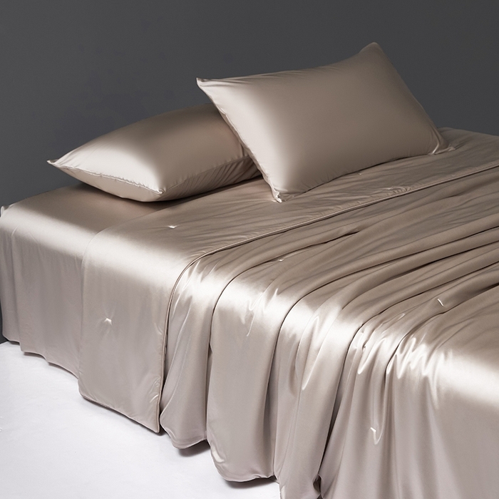 桂雅居 2025新款小蚕芯呵护凉感夏被夏凉被空调被 时尚金