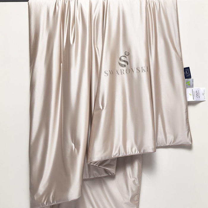 91家纺网 家纺一手货源 找家纺 桂雅居 2025新款小蚕芯呵护凉感夏被夏凉被空调被 时尚金