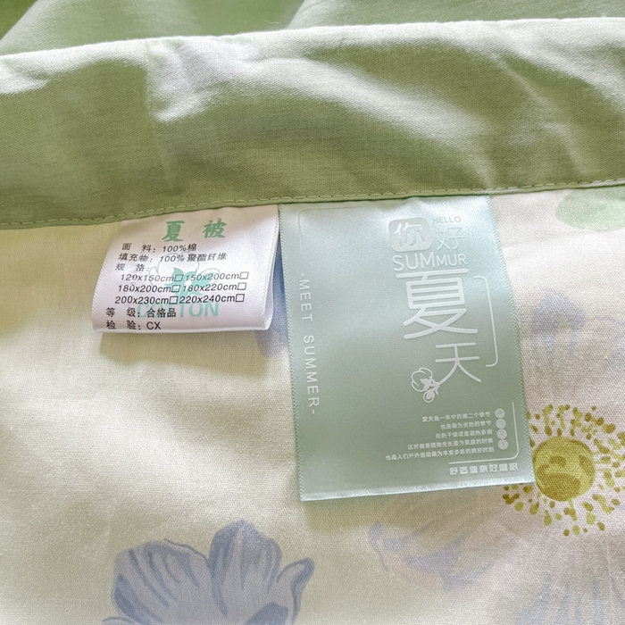 91家纺网 家纺一手货源 找家纺 晨希家居 2025春夏新款全棉纯棉印花夏被夏凉被空调被 云水谣