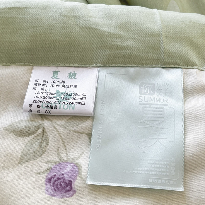 91家纺网 家纺一手货源 找家纺 晨希家居 2025春夏新款全棉纯棉印花夏被夏凉被空调被 浪漫玫瑰