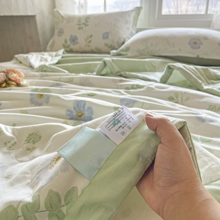 91家纺网 家纺一手货源 找家纺 晨希家居 2025春夏新款全棉纯棉印花夏被夏凉被空调被 云水谣