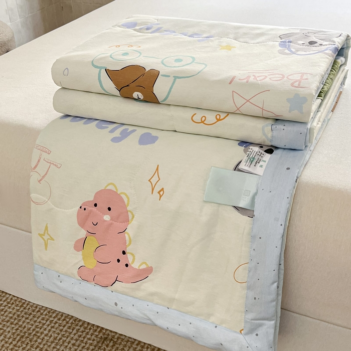 晨希家居 2025春夏新款全棉纯棉印花夏被夏凉被空调被 考拉