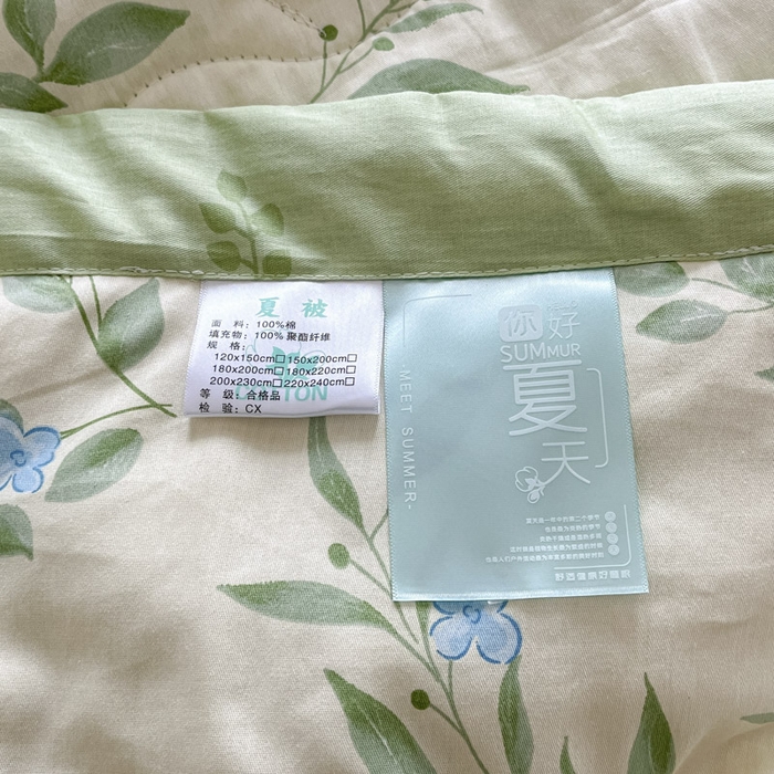 91家纺网 家纺一手货源 找家纺 晨希家居 2025春夏新款全棉纯棉印花夏被夏凉被空调被 轻婉花语