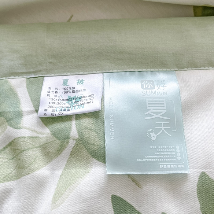 91家纺网 家纺一手货源 找家纺 晨希家居 2025春夏新款全棉纯棉印花夏被夏凉被空调被 春意盎然