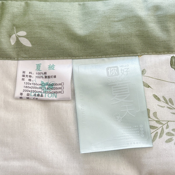91家纺网 家纺一手货源 找家纺 晨希家居 2025春夏新款全棉纯棉印花夏被夏凉被空调被 清风