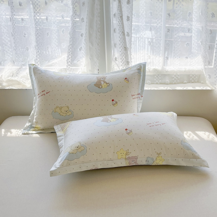 91家纺网 家纺一手货源 找家纺 晨希家居 2025春夏新款全棉纯棉印花夏被夏凉被空调被 星星熊