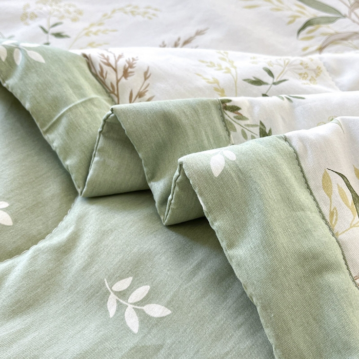 91家纺网 家纺一手货源 找家纺 晨希家居 2025春夏新款全棉纯棉印花夏被夏凉被空调被 清风