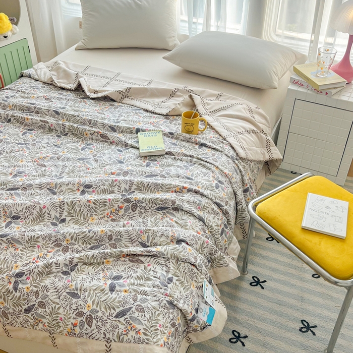 91家纺网 家纺一手货源 找家纺 大世界被王 2025新款全棉纯棉健康夏被夏凉被空调被 轻盈如羽