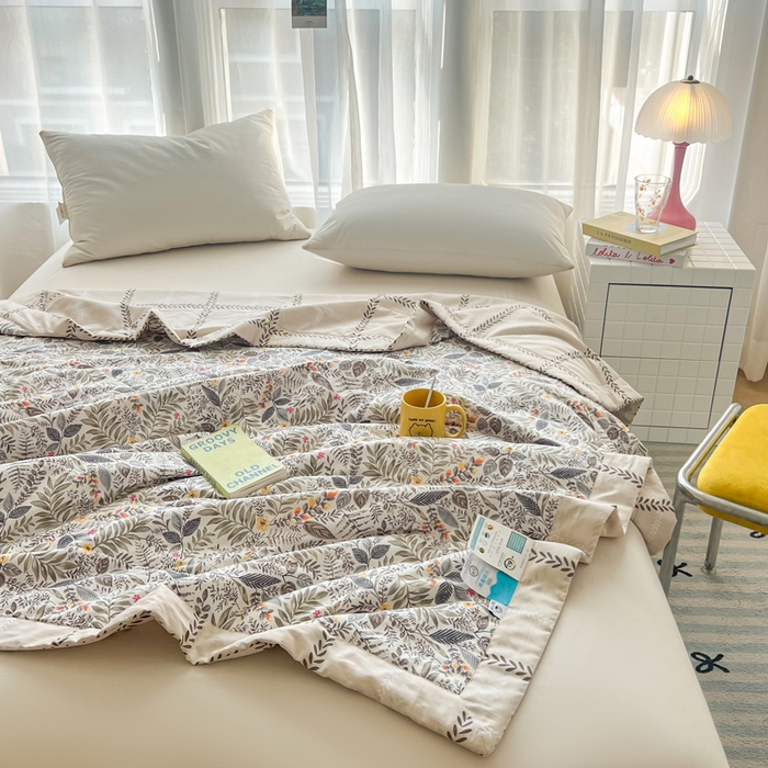 91家纺网 家纺一手货源 找家纺 大世界被王 2025新款全棉纯棉健康夏被夏凉被空调被 轻盈如羽