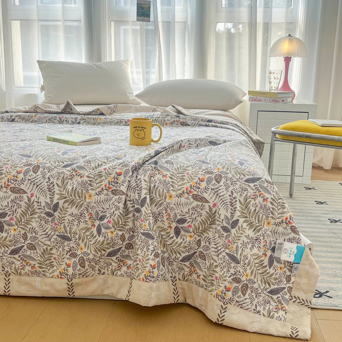 91家纺网 家纺一手货源 找家纺 大世界被王 2025新款全棉纯棉健康夏被夏凉被空调被 轻盈如羽