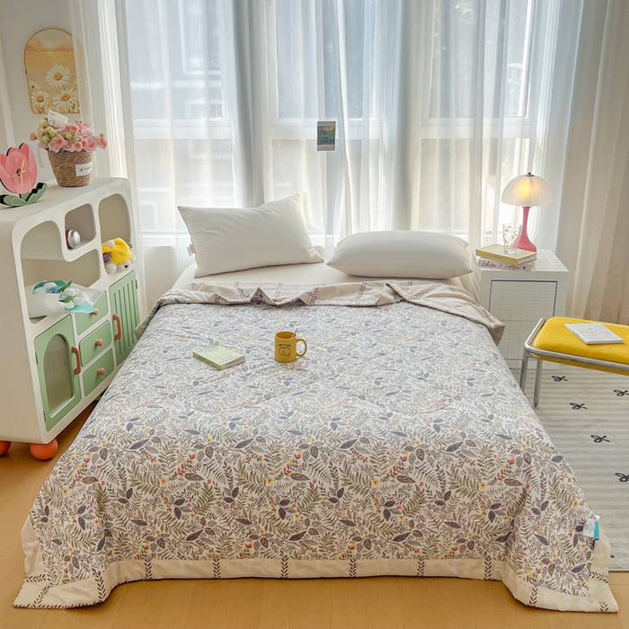 91家纺网 家纺一手货源 找家纺 大世界被王 2025新款全棉纯棉健康夏被夏凉被空调被 轻盈如羽