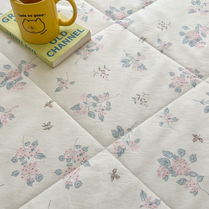 91家纺网 家纺一手货源 找家纺 大世界被王 2025新款全棉纯棉健康夏被夏凉被空调被 柏林花涧米