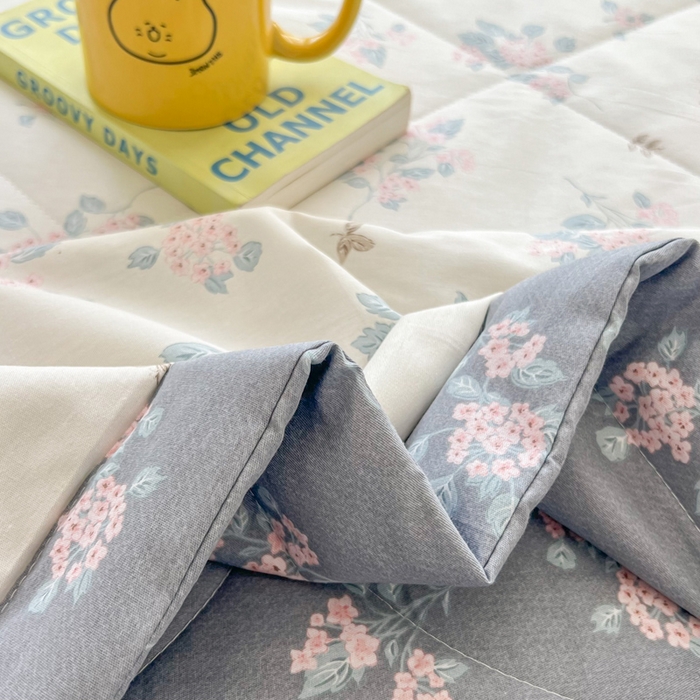 91家纺网 家纺一手货源 找家纺 大世界被王 2025新款全棉纯棉健康夏被夏凉被空调被 柏林花涧米