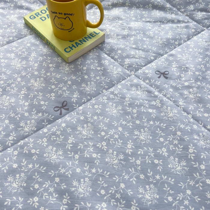 91家纺网 家纺一手货源 找家纺 大世界被王 2025新款全棉纯棉健康夏被夏凉被空调被 江南春色