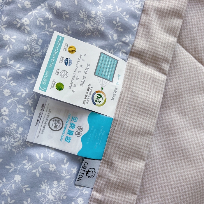 91家纺网 家纺一手货源 找家纺 大世界被王 2025新款全棉纯棉健康夏被夏凉被空调被 江南春色