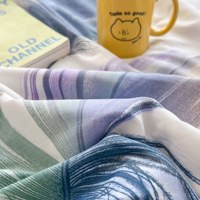 91家纺网 家纺一手货源 找家纺 大世界被王 2025新款全棉纯棉健康夏被夏凉被空调被 千帆羽毛