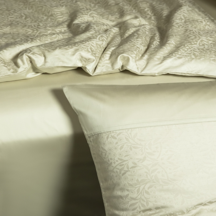 91家纺网 家纺一手货源 找家纺 安莱生活2025新款天丝棉拼接暗合工艺四件套-邂逅系列 古奈