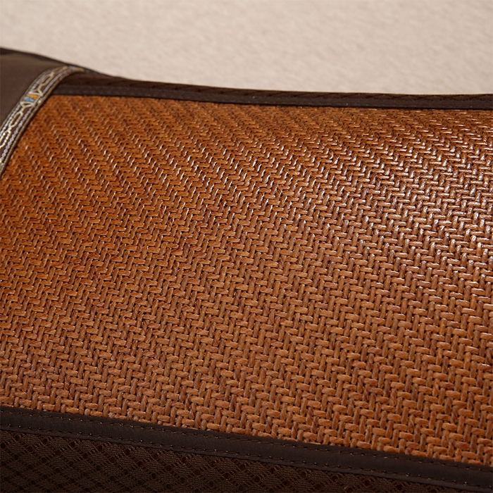 91家纺网 家纺一手货源 找家纺 （总）纽乐家纺 2025新款夏季夏凉席枕冰藤竹条竹席枕芯草席麻将凉席茶香枕头