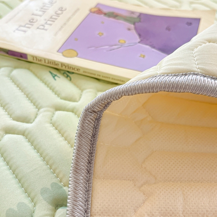 91家纺网 家纺一手货源 找家纺 川悦生活 2025新款大阪宿舍凉感丝凉席 夏天物语