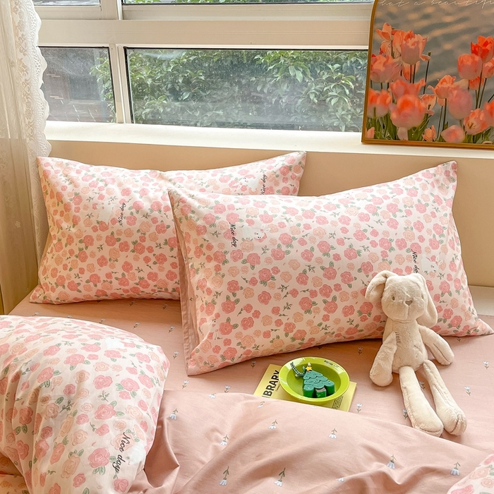 91家纺网 家纺一手货源 找家纺 吉象家纺13070全棉四件套纯棉四件套直播小清新男孩女心动