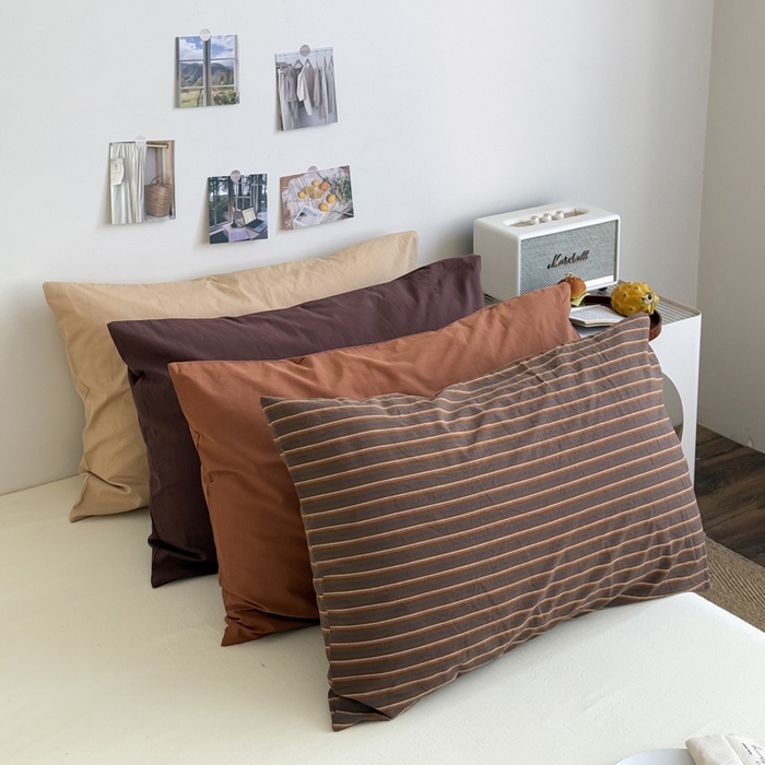 91家纺网 家纺一手货源 找家纺 （总）艾沁2025新款全棉水洗棉单枕套