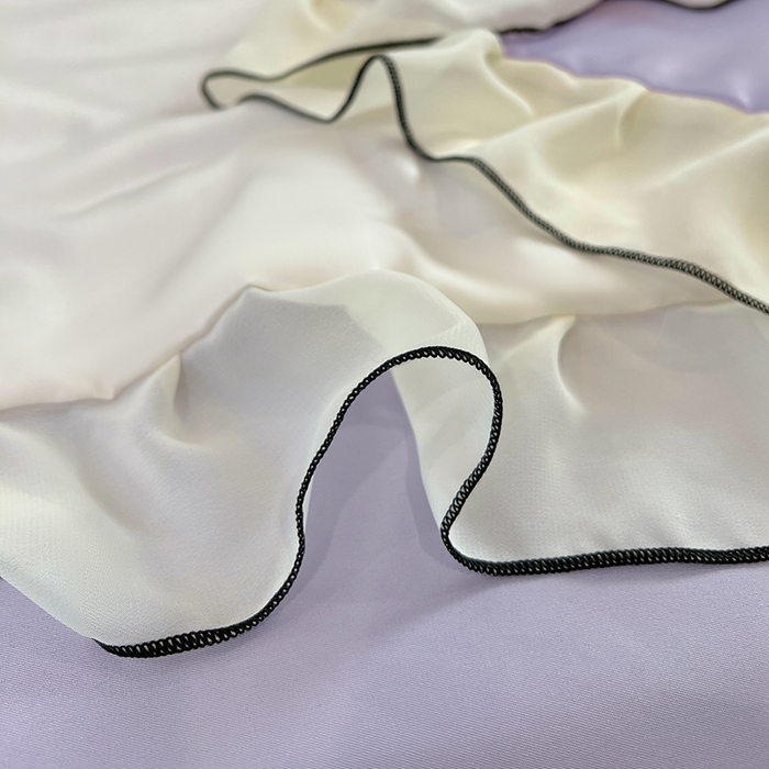 91家纺网 家纺一手货源 找家纺 （总）梦舒羽 2025新款刺绣水洗真丝花边夏被四件套宿舍夏凉被床单枕套三件套-花韵花边款