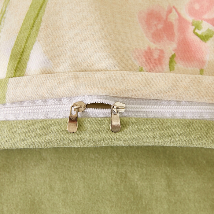 91家纺网 家纺一手货源 找家纺 雲归梦 2025新款纯棉加厚磨毛多规格磨毛四件套 长相思-绿