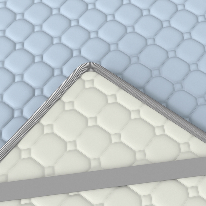 91家纺网 家纺一手货源 找家纺 （总）简一 2025新款无印风方块乳胶凉席系列-床单款