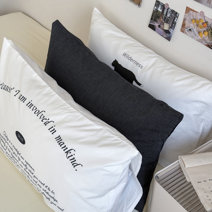 91家纺网 家纺一手货源 找家纺 （总）艾沁2025新款全棉数码印花单枕套