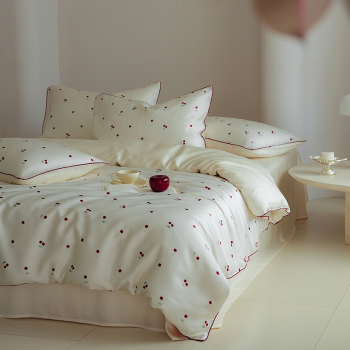 91家纺网 家纺一手货源 找家纺 （总）简纯主义 2025新款兰精天丝印花四件套