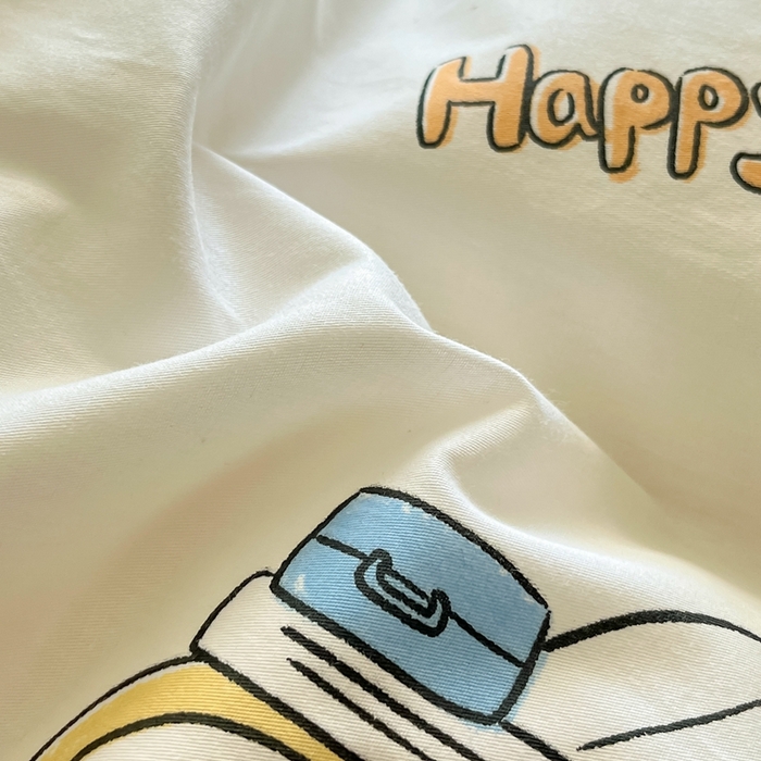 91家纺网 家纺一手货源 找家纺 吉象家纺13070全棉四件套纯棉四件套直播小清新男孩女工程车