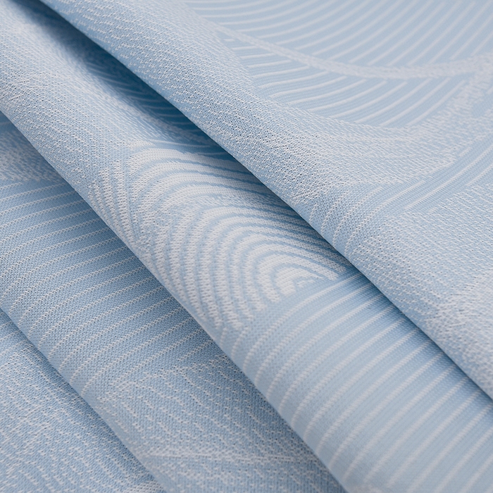 91家纺网 家纺一手货源 找家纺 家之硕家纺 2025春夏新款凉感提花凉席三件套-夏日清凉系列 夏日清凉---蓝