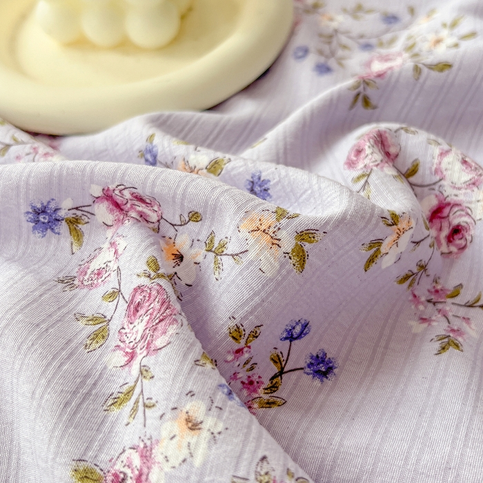 91家纺网 家纺一手货源 找家纺 壹号库 2025新款A类提花有氧彩竺绵四件套 陌上花开