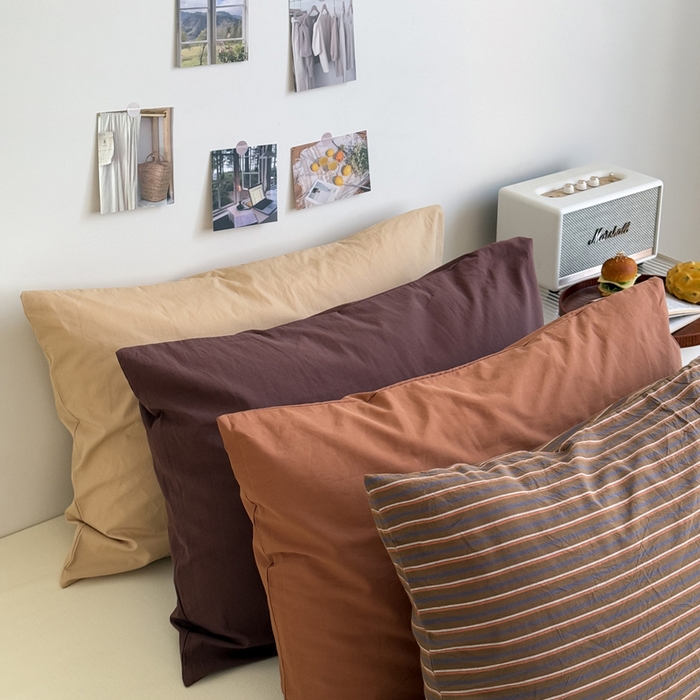 91家纺网 家纺一手货源 找家纺 （总）艾沁2025新款全棉水洗棉单枕套