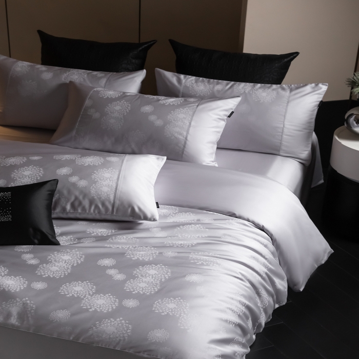 91家纺网 家纺一手货源 找家纺 安莱生活2025新款天丝棉拼接暗合工艺四件套-邂逅系列 仲夏印象