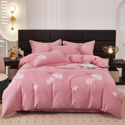 91家纺网 家纺一手货源 找家纺 （总）雲归梦 2025新款纯棉加厚磨毛多规格磨毛四件套