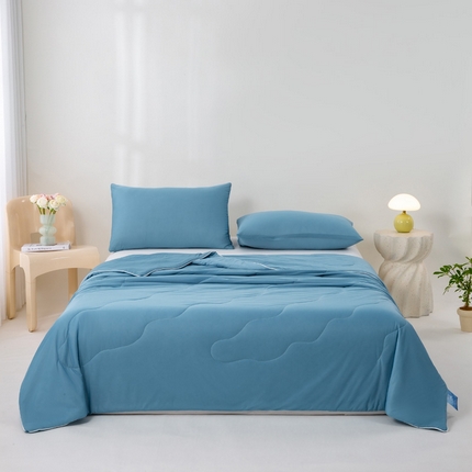 91家纺网 家纺一手货源 找家纺 （总）好梦来家纺（原锦茂家纺） 2025年新款A类数码印花纯色夏凉被凉感丝数夏被冰淇淋夏被空调被西瓜被真丝天丝