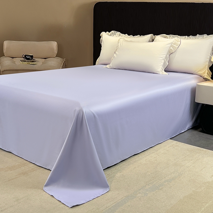 91家纺网 家纺一手货源 找家纺 （总）梦舒羽 2025新款刺绣水洗真丝花边夏被四件套宿舍夏凉被床单枕套三件套-花韵花边款