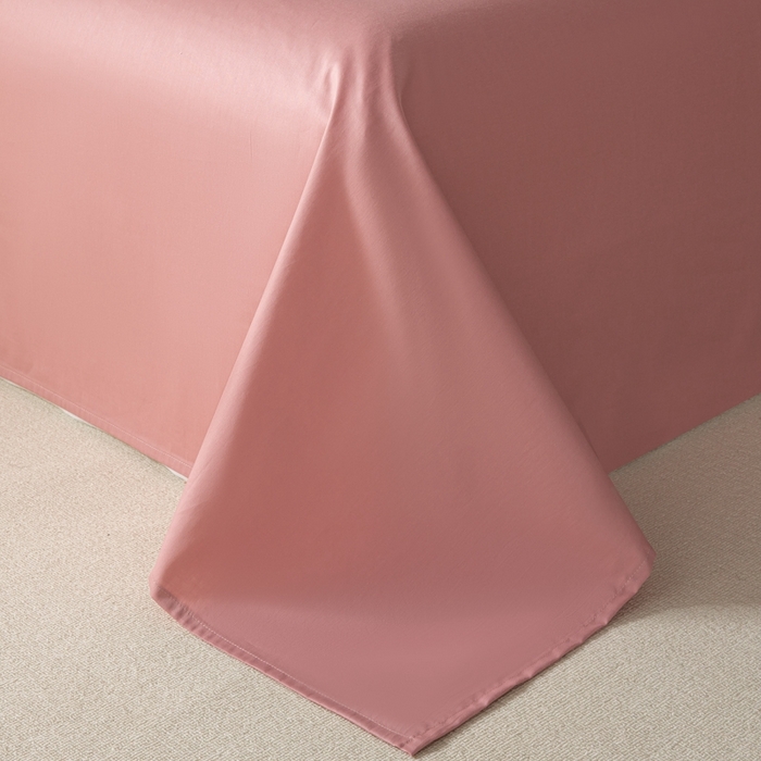 91家纺网 家纺一手货源 找家纺 简宜家居（朝初家纺） 2025新款华夫纯棉格色织提花四件套 初色-粉