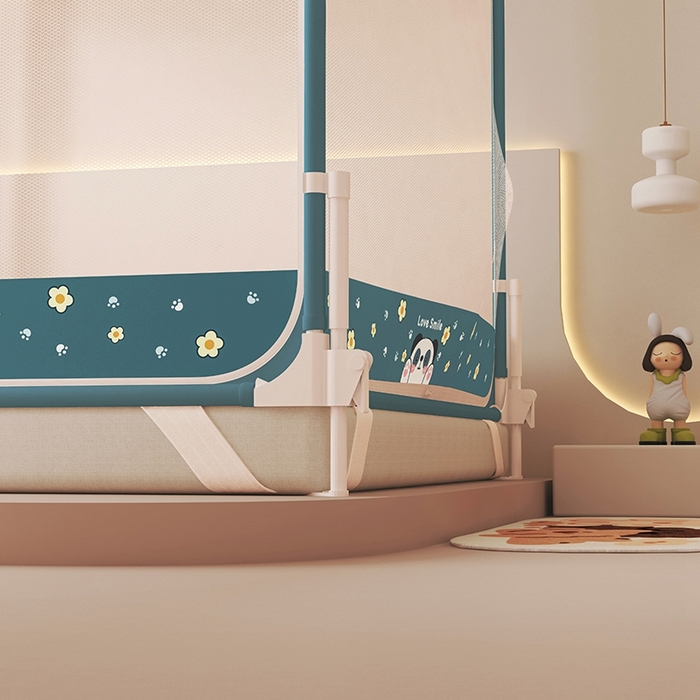 91家纺网 家纺一手货源 找家纺 （总）迪凡保罗蚊帐 2025新款2508围栏级防摔数码印花坐床蚊帐