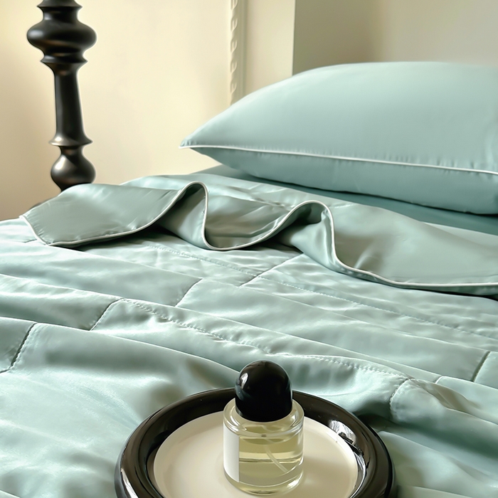 91家纺网 家纺一手货源 找家纺 百寐 2025新款60S兰精天丝夏被系列 芬兰