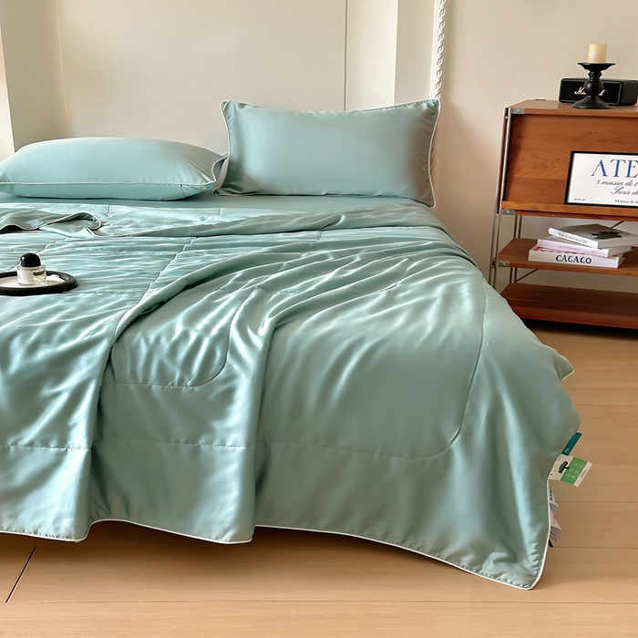 91家纺网 家纺一手货源 找家纺 百寐 2025新款60S兰精天丝夏被系列 芬兰