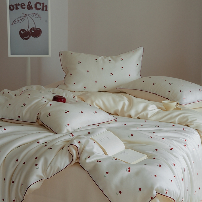 91家纺网 家纺一手货源 找家纺 （总）简纯主义 2025新款兰精天丝印花四件套